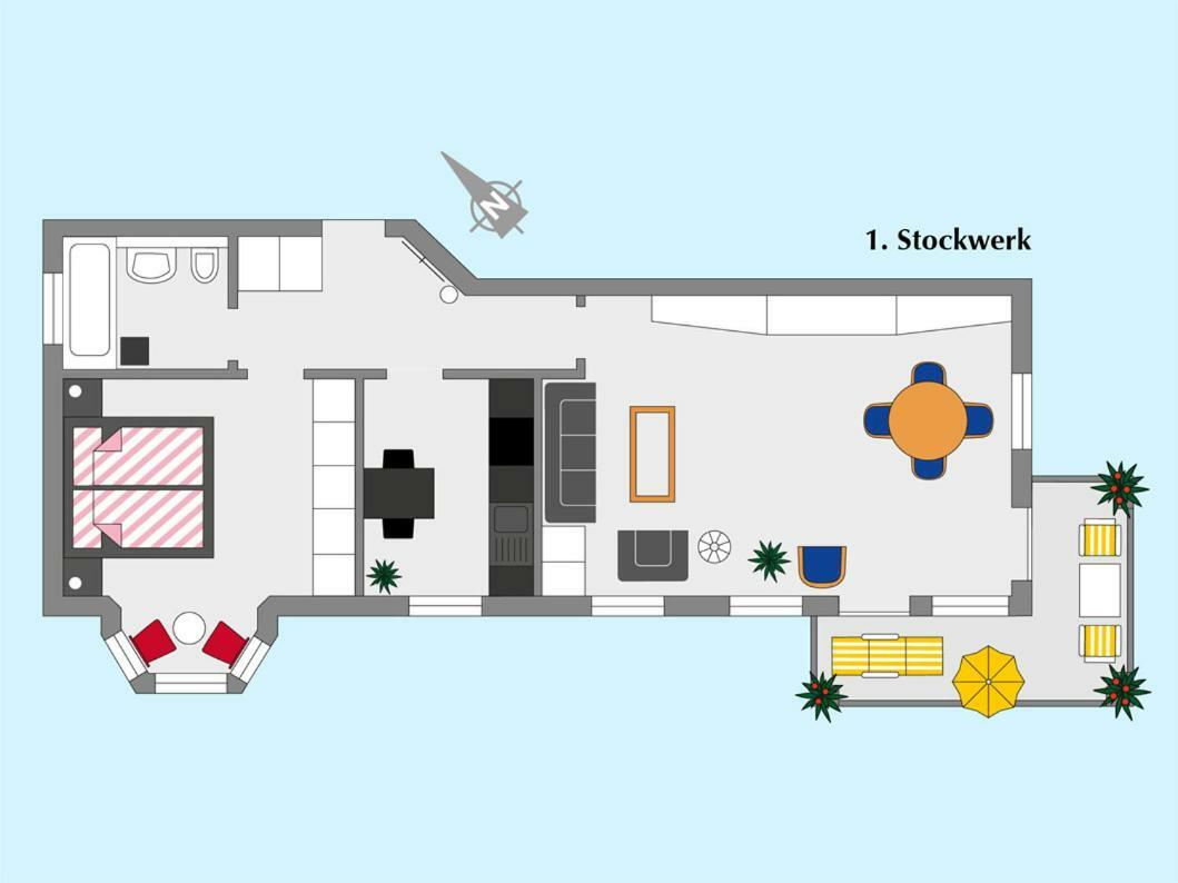 Lejlighed Sonnige Ferienwohnung Am Meer *